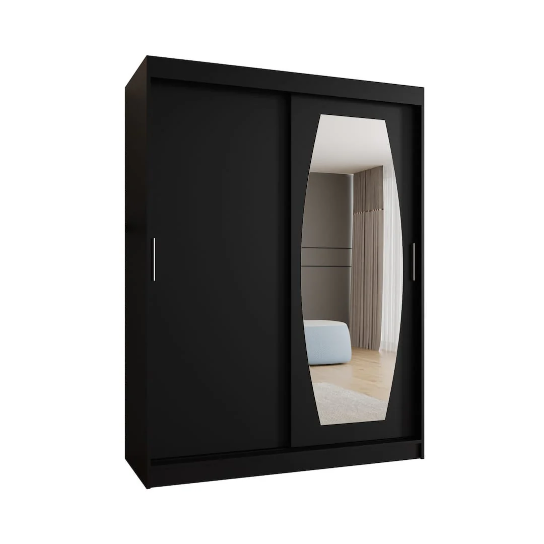 Rossa Sliding Door Wardrobe 150cm - Image 2