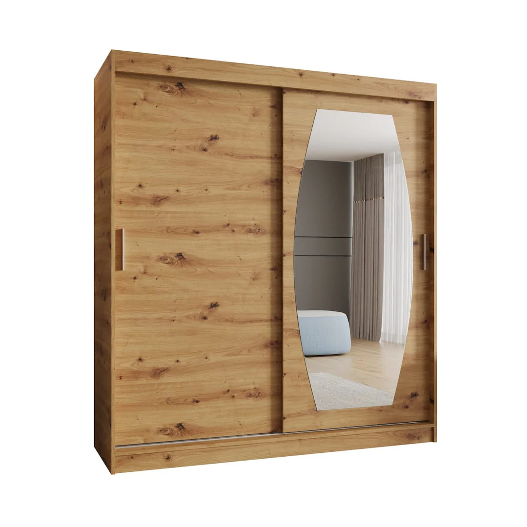 Rossa Sliding Door Wardrobe 180cm - Image 6