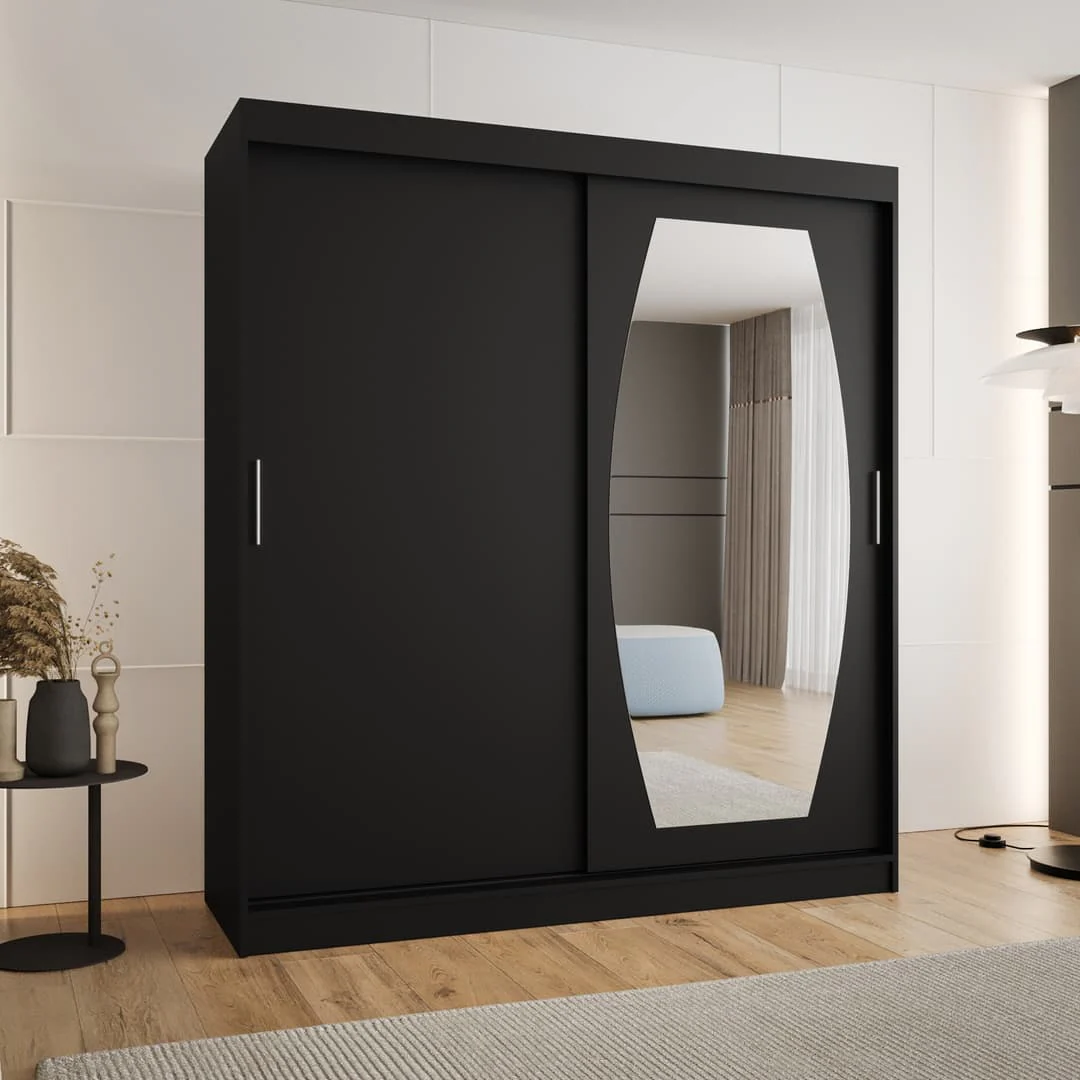 Rossa Sliding Door Wardrobe 180cm - Image 9