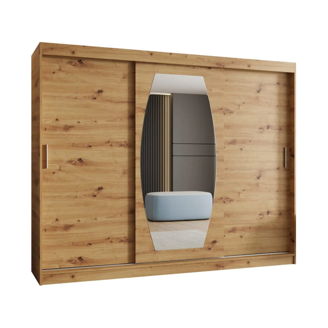 Rossa Sliding Door Wardrobe 250cm - Image 2