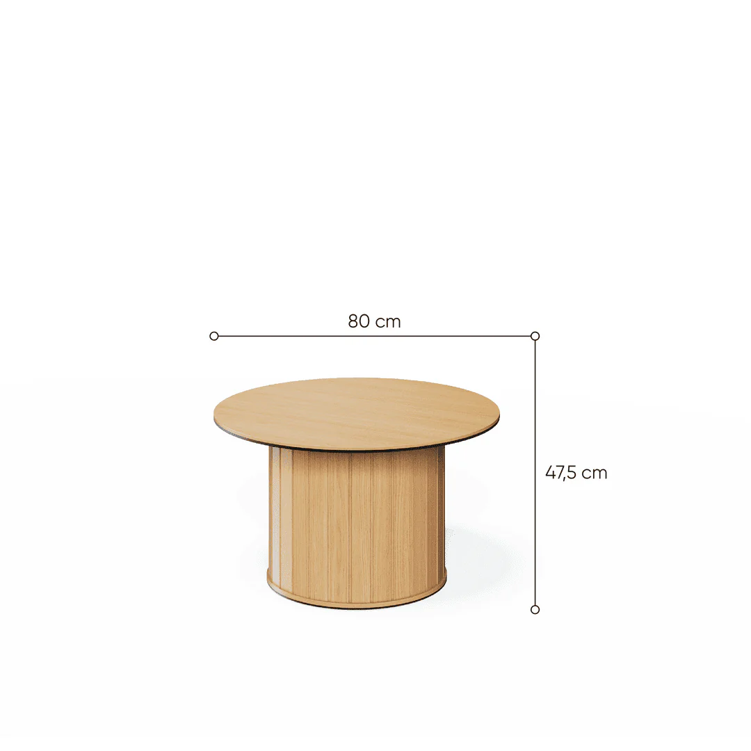 Rotto RT-08 Coffee Table 80cm - Image 3