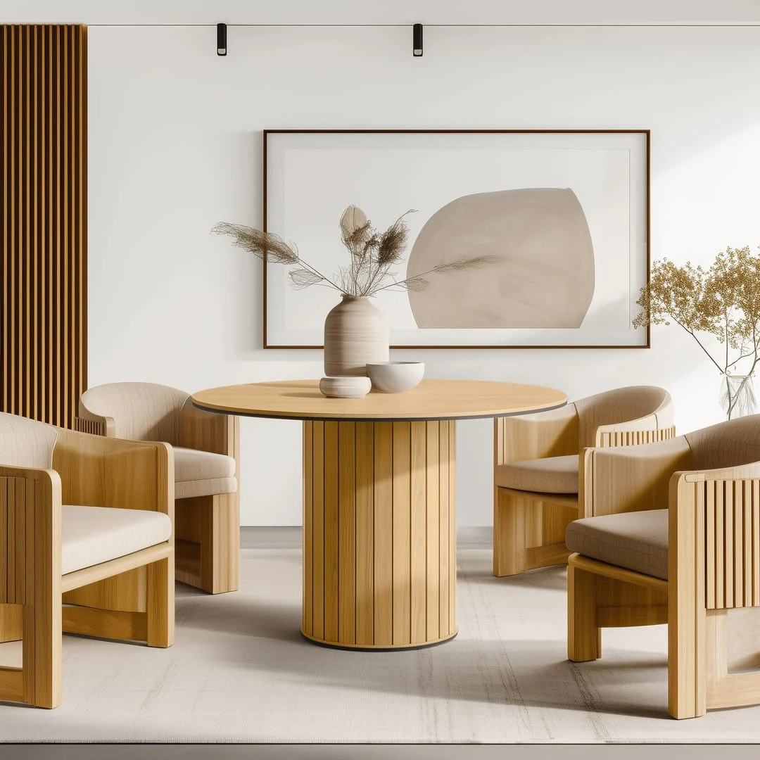 Rotto RT-09 Dining Table 120cm - Image 6
