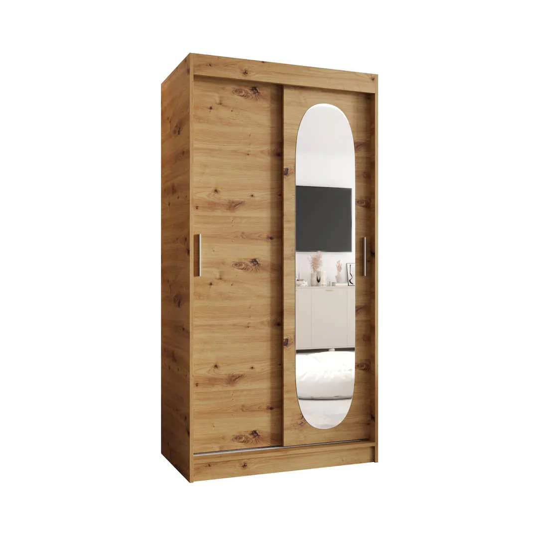 Royal Sliding Door Wardrobe 100cm - Image 6