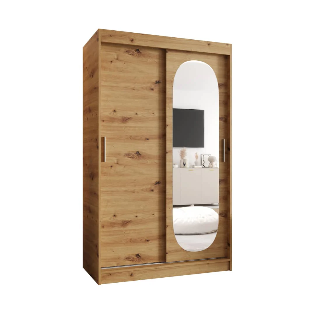 Royal Sliding Door Wardrobe 120cm - Image 2