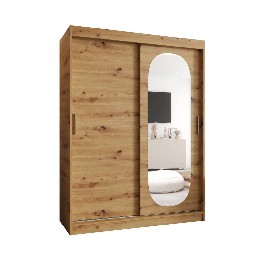 Royal Sliding Door Wardrobe 150cm - Image 6