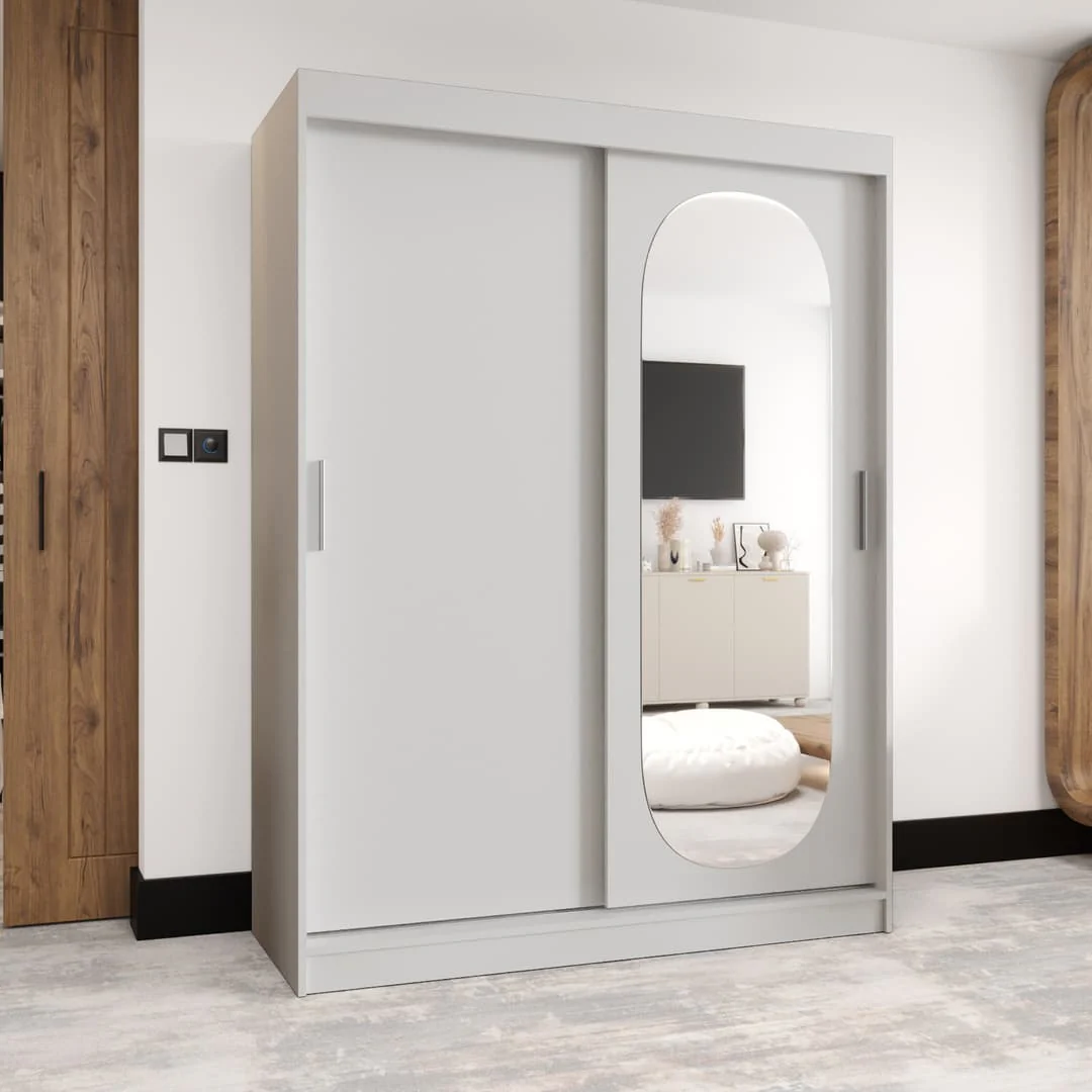 Royal Sliding Door Wardrobe 150cm - Image 9
