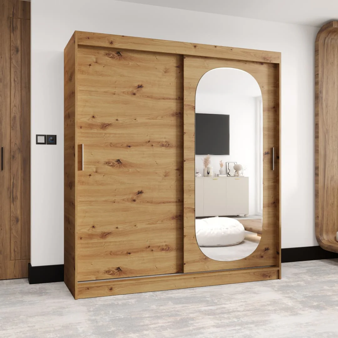 Royal Sliding Door Wardrobe 180cm - Image 5
