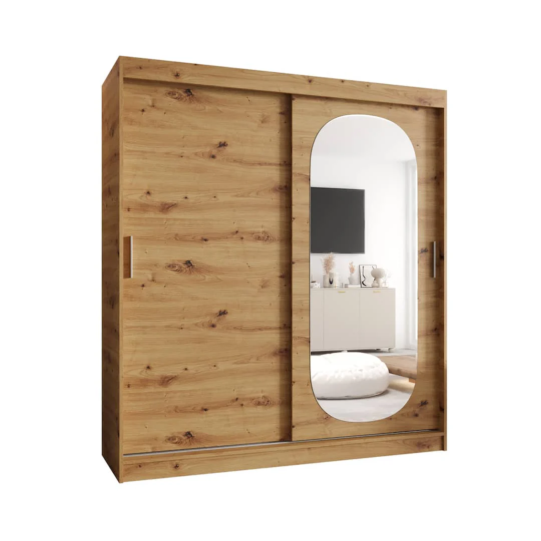 Royal Sliding Door Wardrobe 180cm - Image 6
