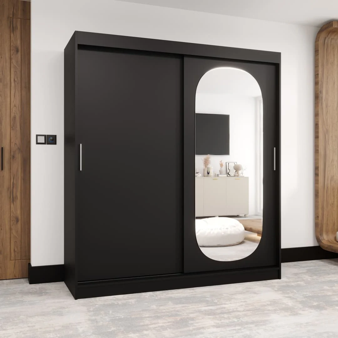 Royal Sliding Door Wardrobe 180cm - Image 9