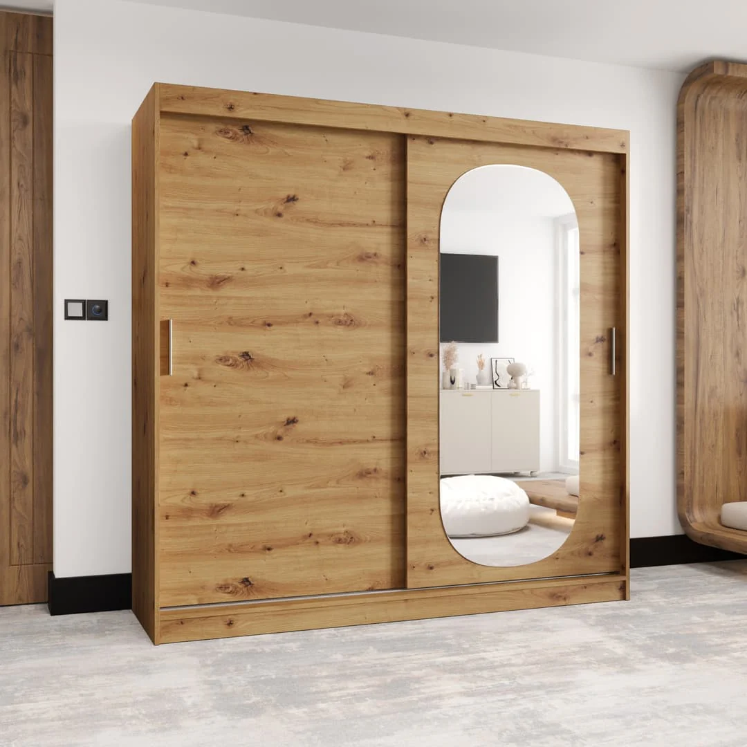 Royal Sliding Door Wardrobe 200cm - Image 13