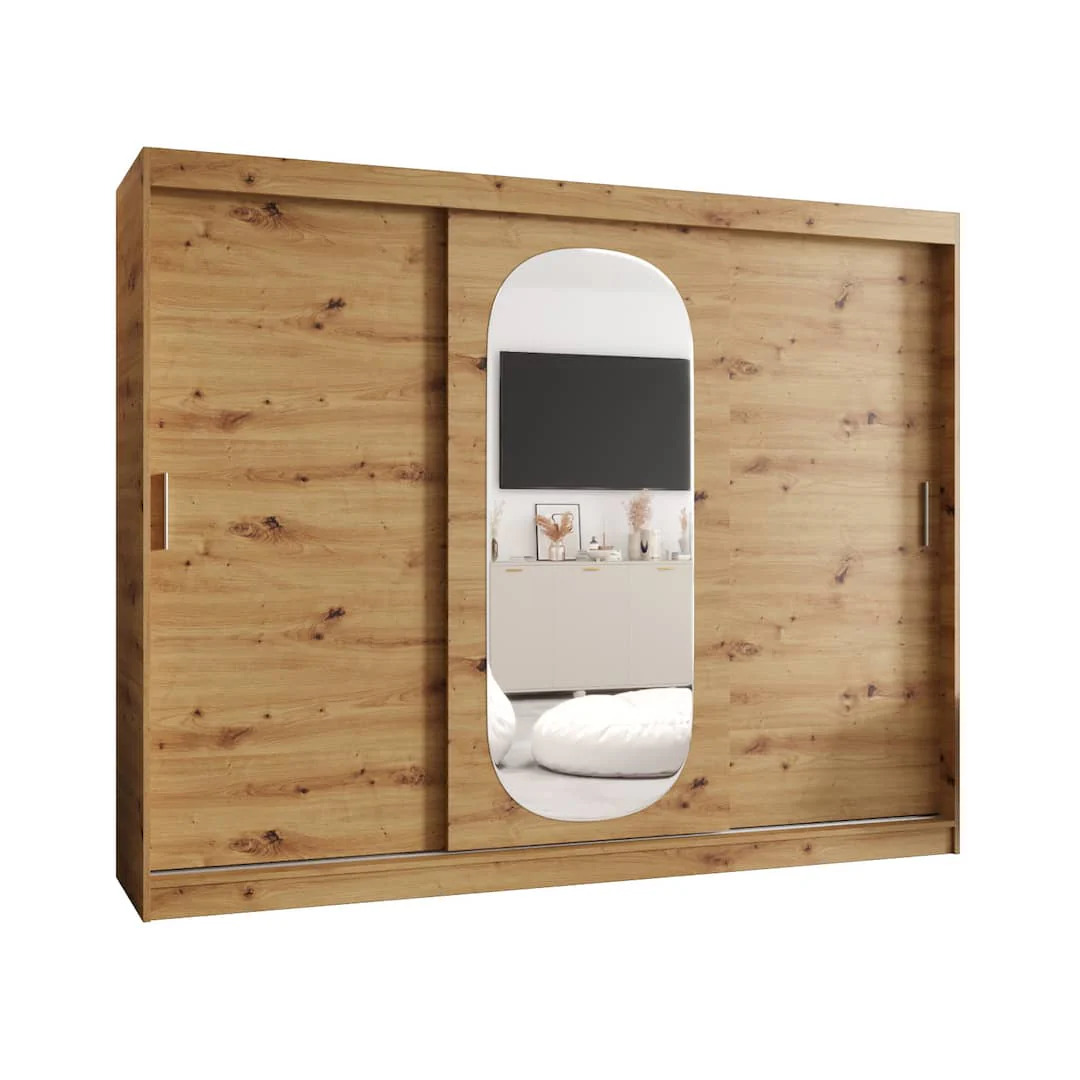 Royal Sliding Door Wardrobe 250cm - Image 2