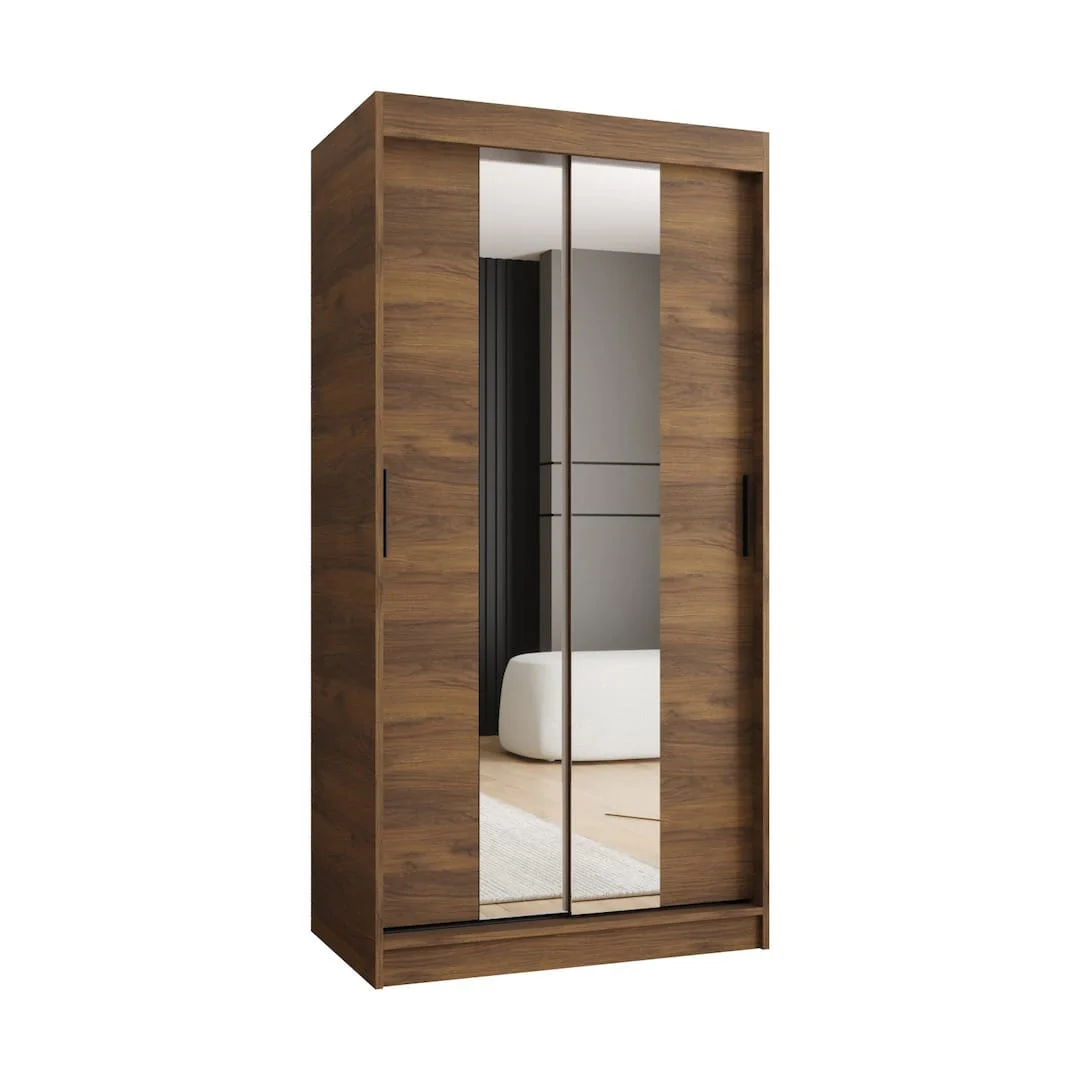Rubino T1 Sliding Door Wardrobe 100cm - Image 4