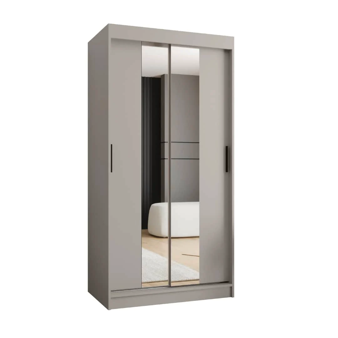 Rubino T1 Sliding Door Wardrobe 100cm - Image 8