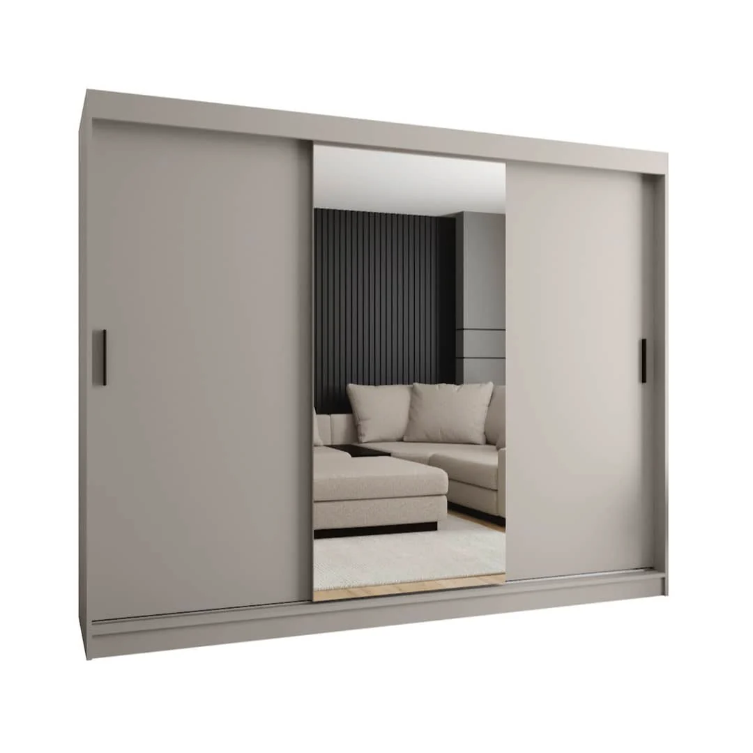 Rubino T1 Sliding Door Wardrobe 250cm - Image 8