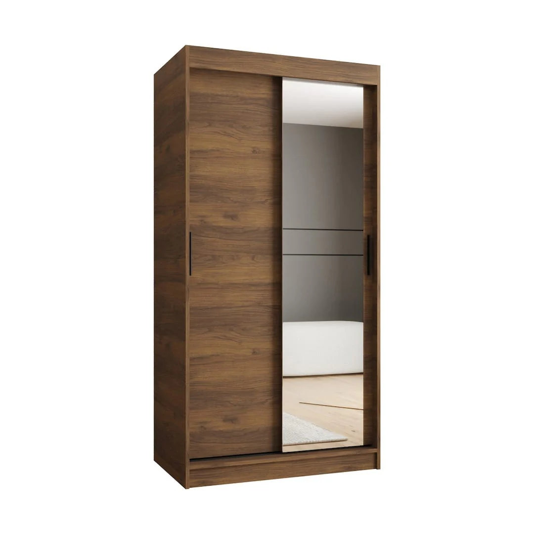 Rubino T2 Sliding Door Wardrobe 100cm - Image 4