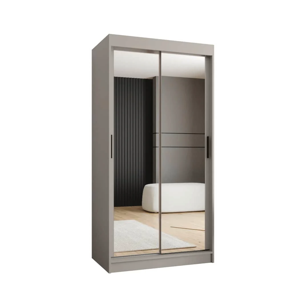 Rubino T3 Sliding Door Wardrobe 100cm - Image 8