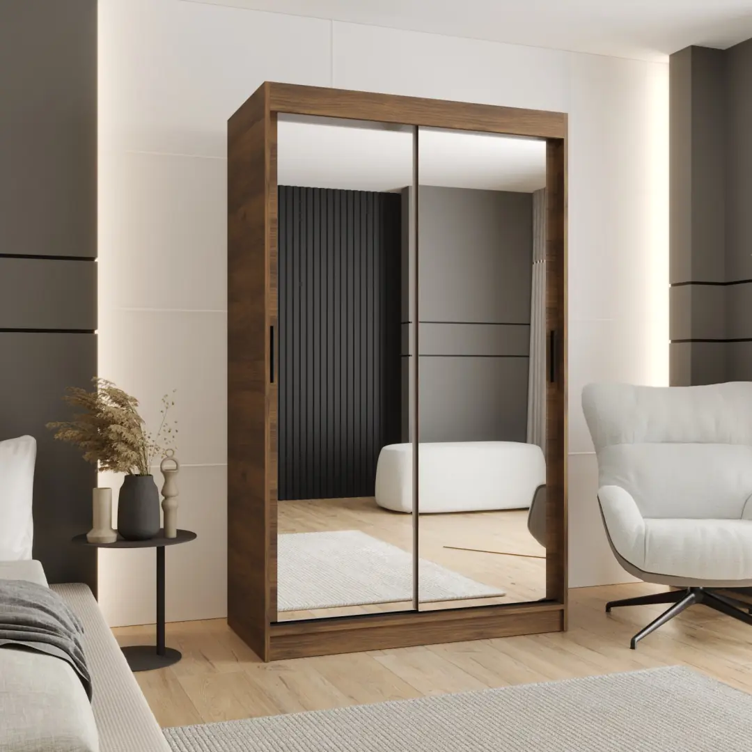 Rubino T3 Sliding Door Wardrobe 120cm