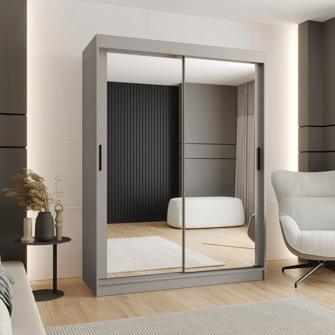 Rubino T3 Sliding Door Wardrobe 150cm - Image 5