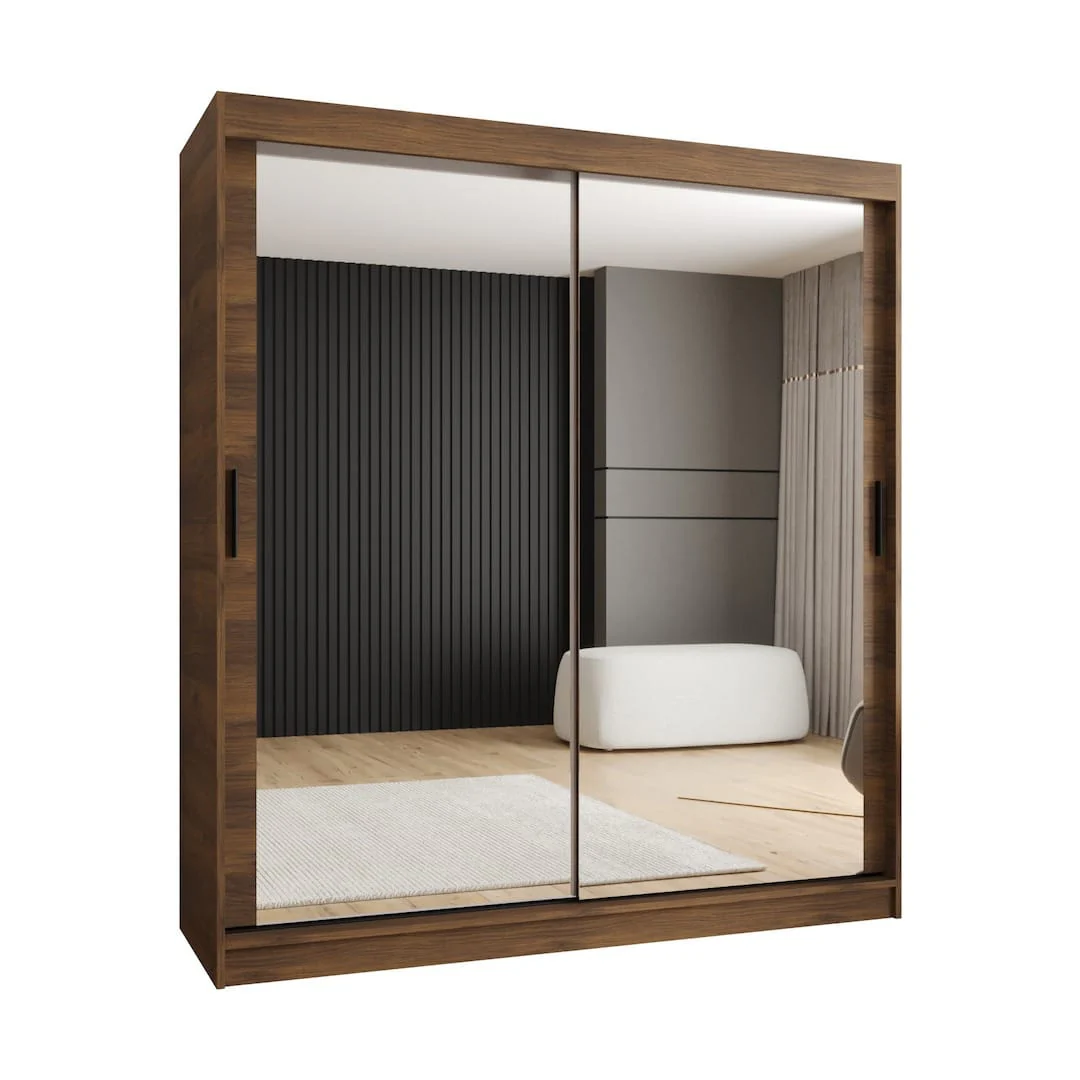 Rubino T3 Sliding Door Wardrobe 180cm - Image 4