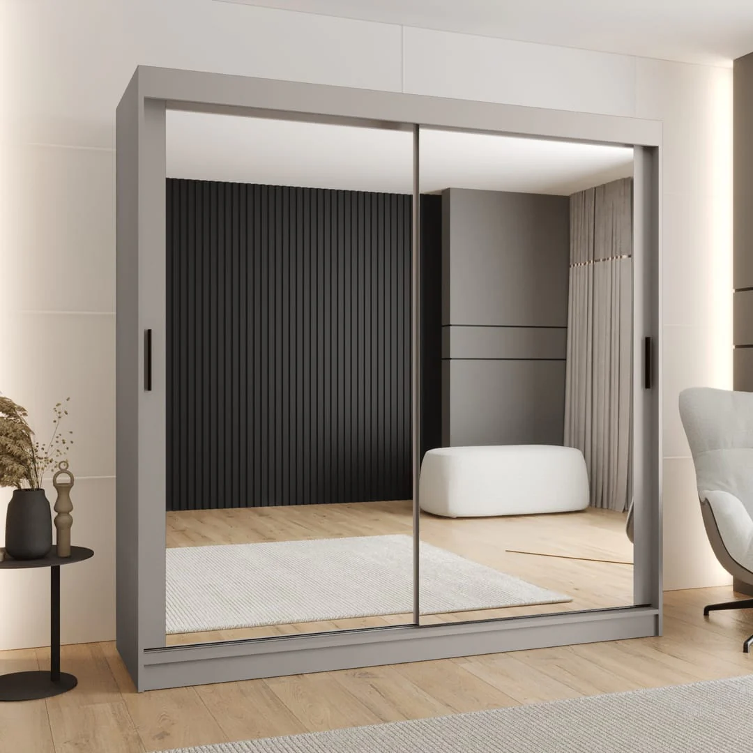 Rubino T3 Sliding Door Wardrobe 200cm - Image 5