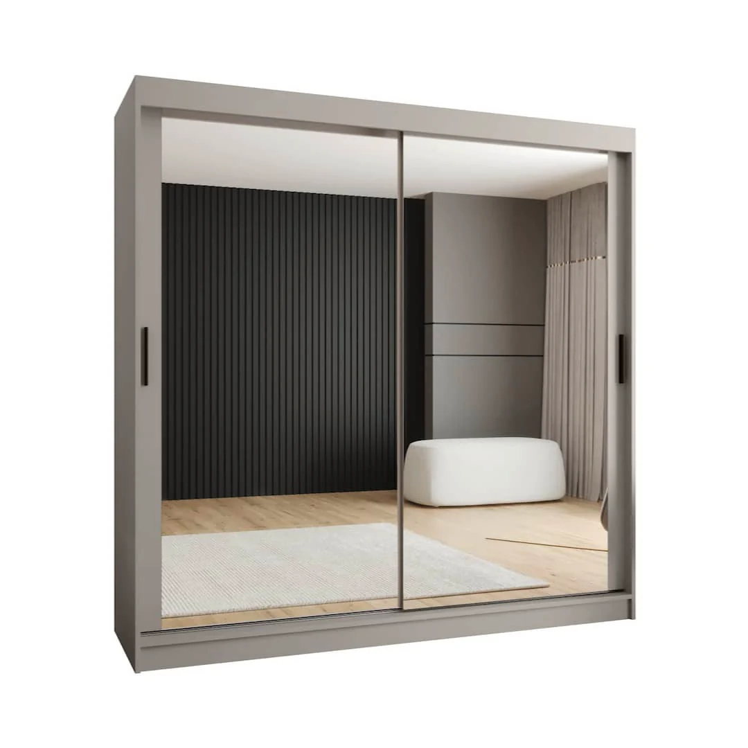 Rubino T3 Sliding Door Wardrobe 200cm - Image 8