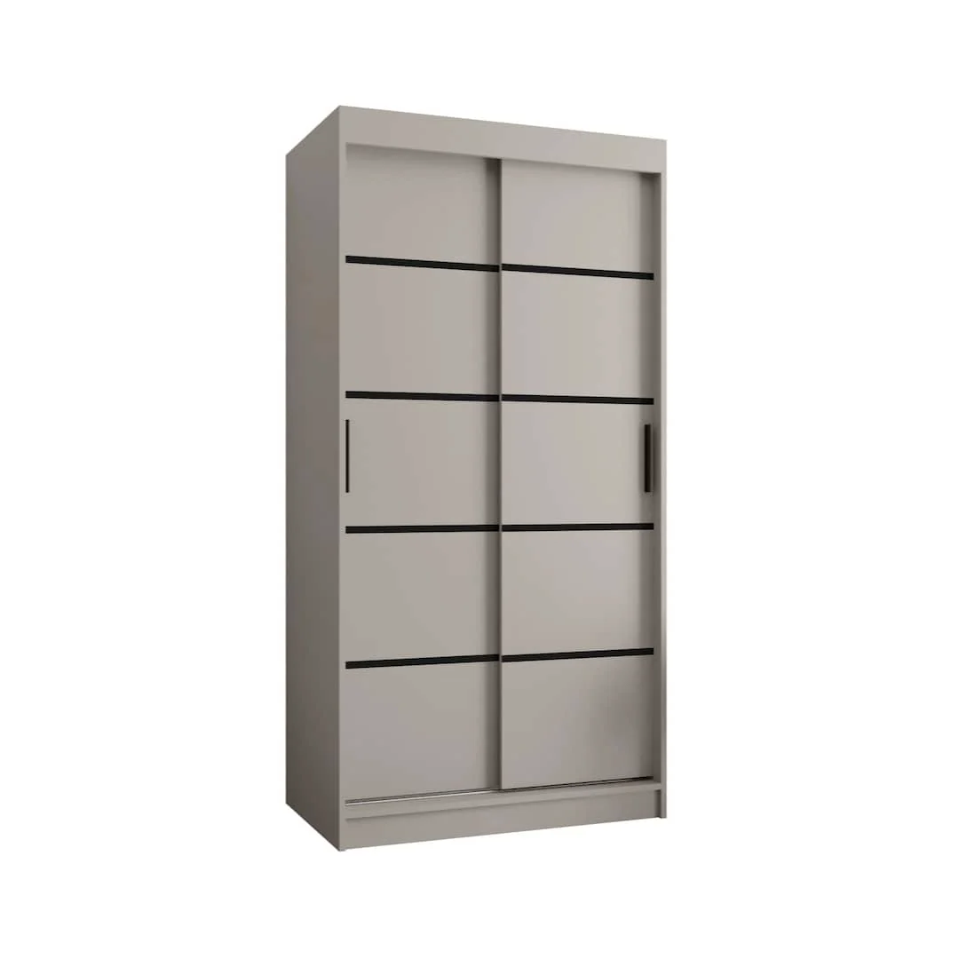Rubino V1 Sliding Door Wardrobe 100cm - Image 8
