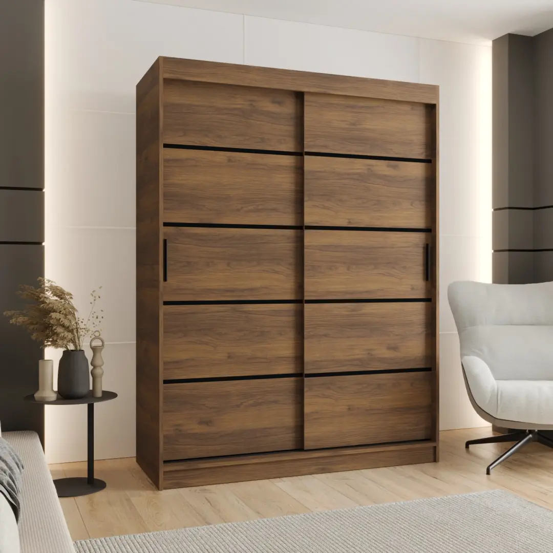 Rubino V1 Sliding Door Wardrobe 150cm