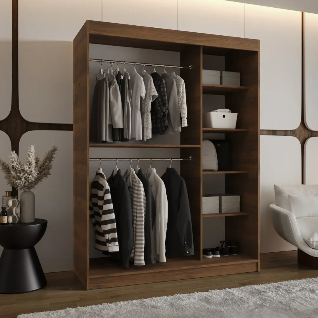 Rubino V1 Sliding Door Wardrobe 150cm - Image 2