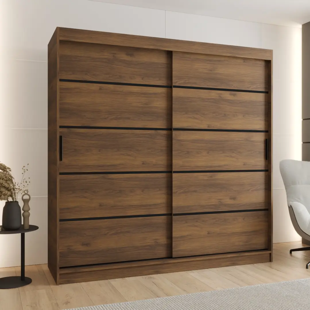 Rubino V1 Sliding Door Wardrobe 200cm