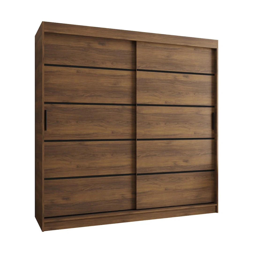 Rubino V1 Sliding Door Wardrobe 200cm - Image 4