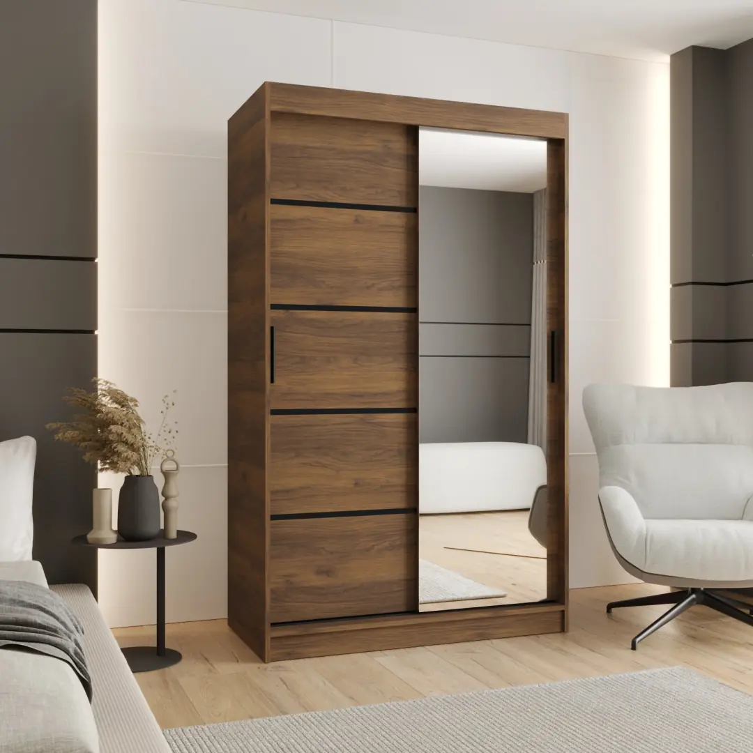 Rubino V2 Sliding Door Wardrobe 120cm