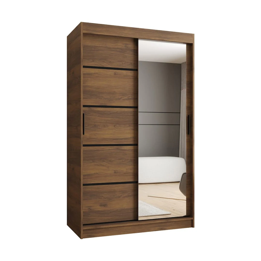 Rubino V2 Sliding Door Wardrobe 120cm - Image 4