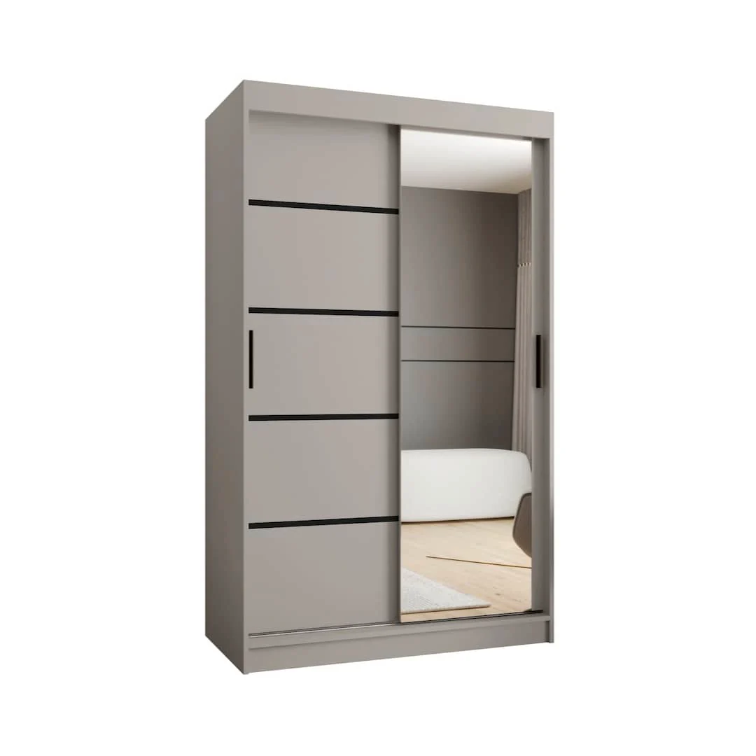 Rubino V2 Sliding Door Wardrobe 120cm - Image 8