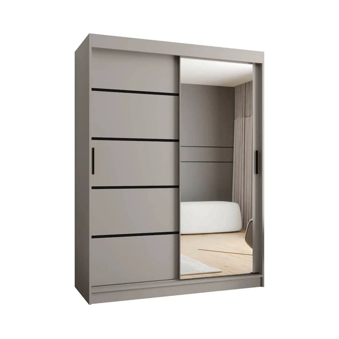 Rubino V2 Sliding Door Wardrobe 150cm - Image 8