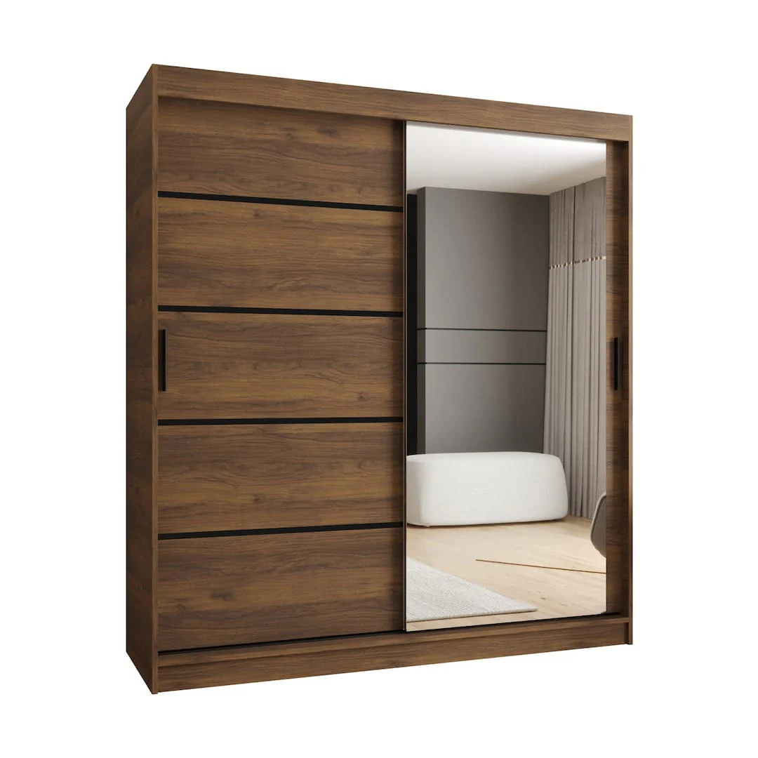 Rubino V2 Sliding Door Wardrobe 180cm - Image 4