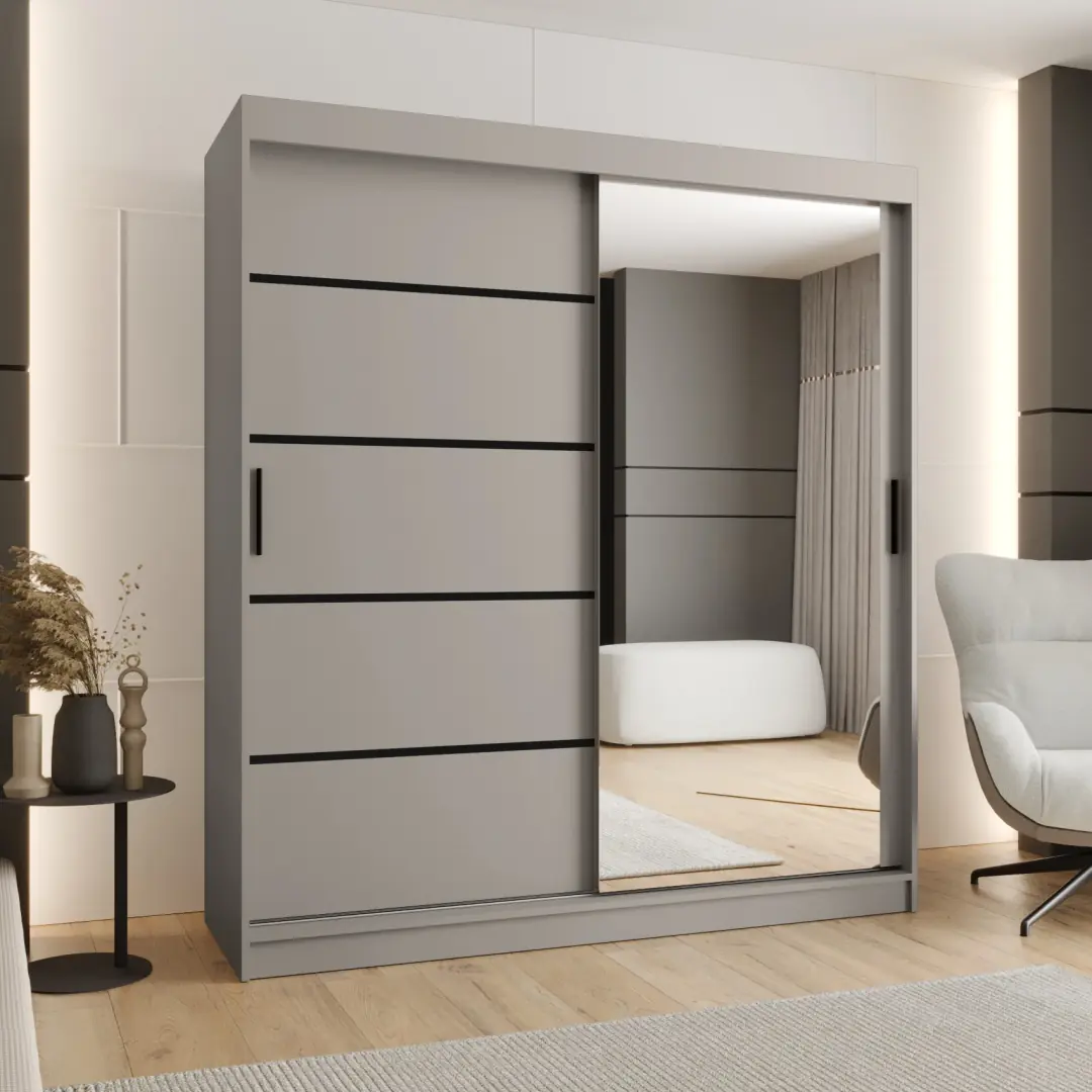 Rubino V2 Sliding Door Wardrobe 180cm - Image 5