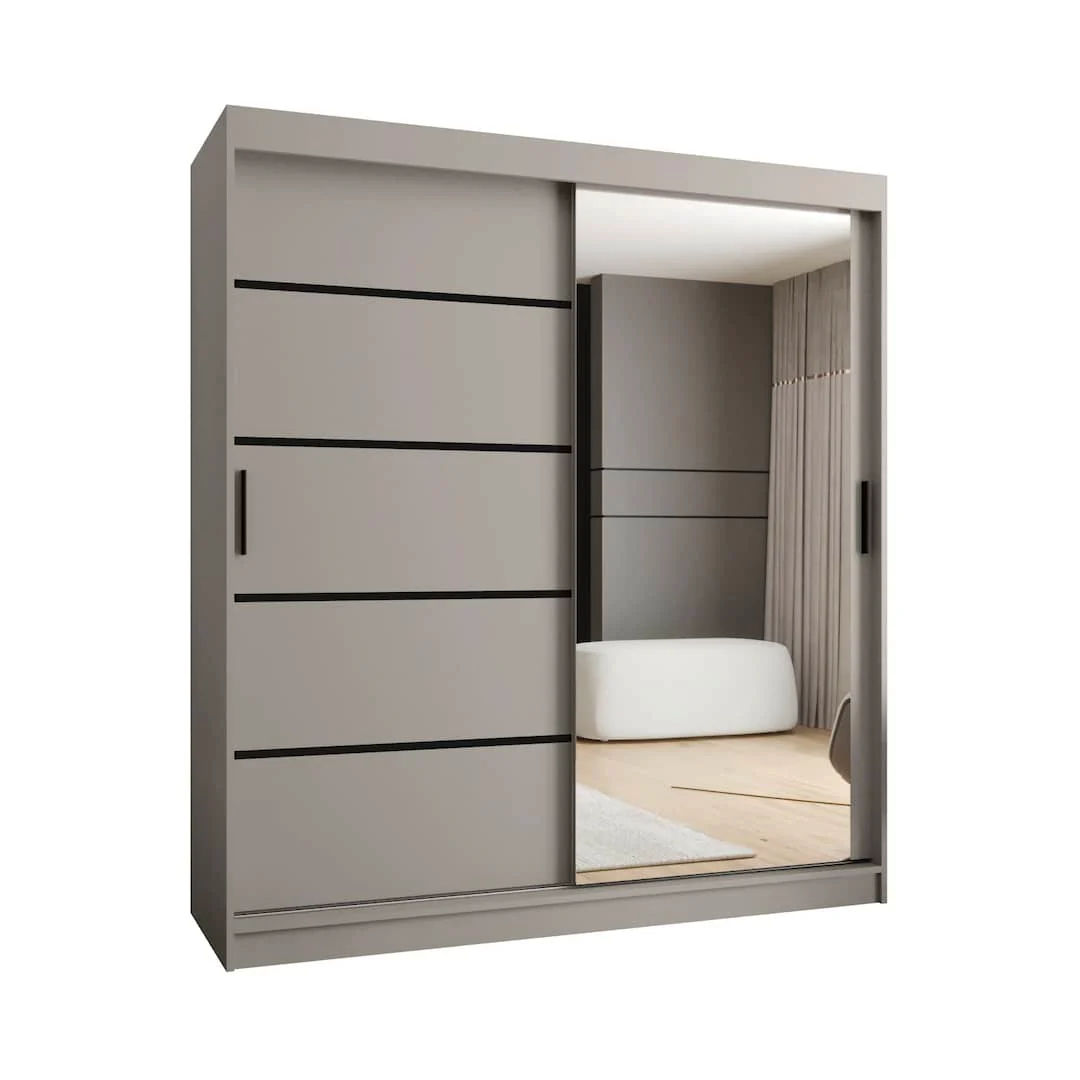 Rubino V2 Sliding Door Wardrobe 180cm - Image 8
