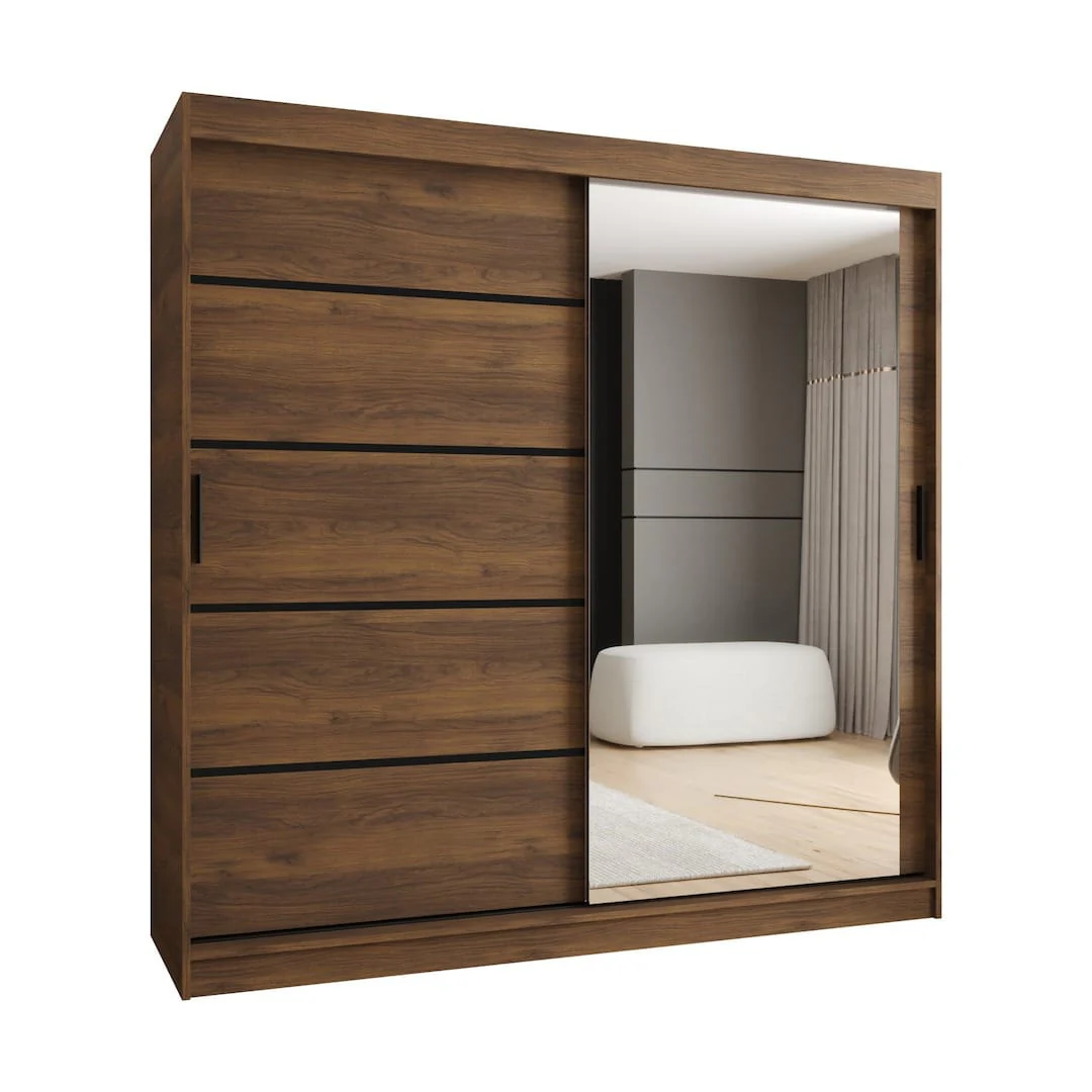 Rubino V2 Sliding Door Wardrobe 200cm - Image 4