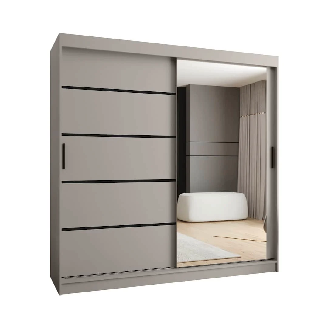 Rubino V2 Sliding Door Wardrobe 200cm - Image 8