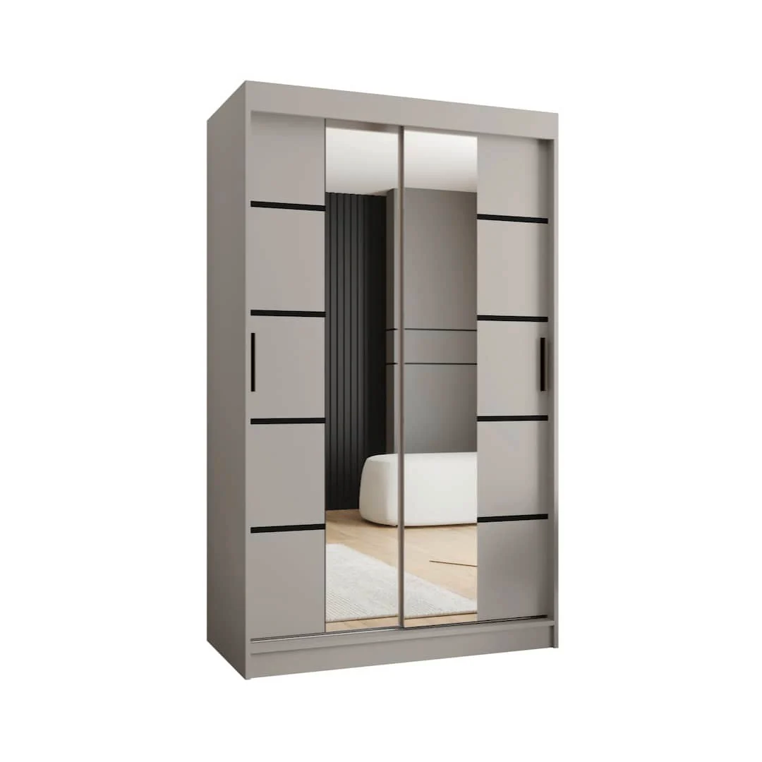 Rubino V4 Sliding Door Wardrobe 120cm - Image 8