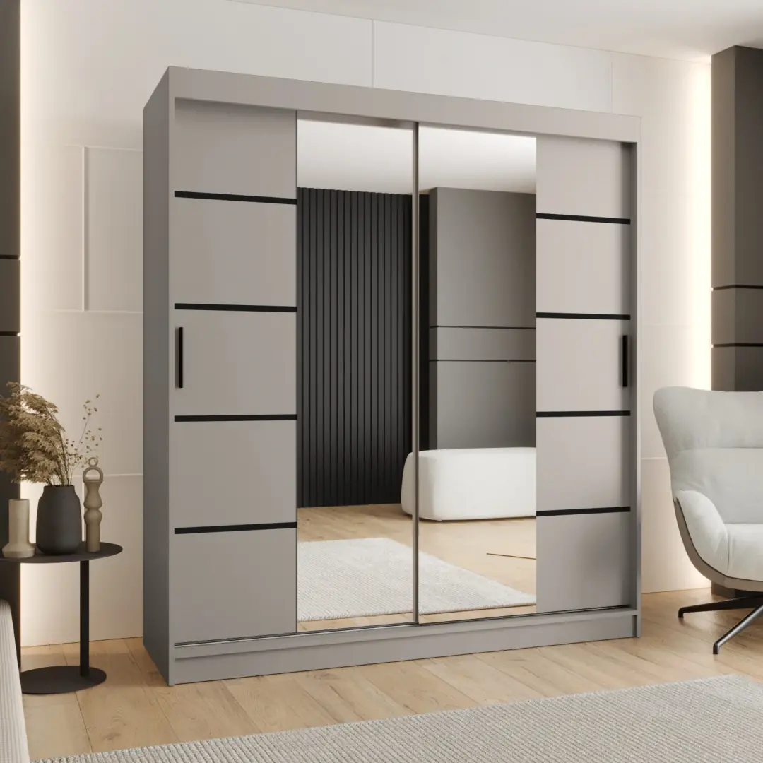 Rubino V4 Sliding Door Wardrobe 180cm - Image 5