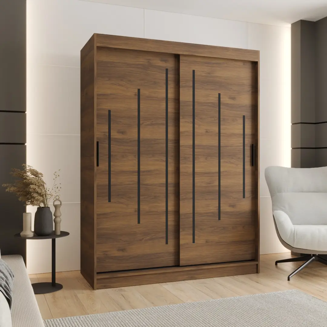 Rubino Y Sliding Door Wardrobe 150cm
