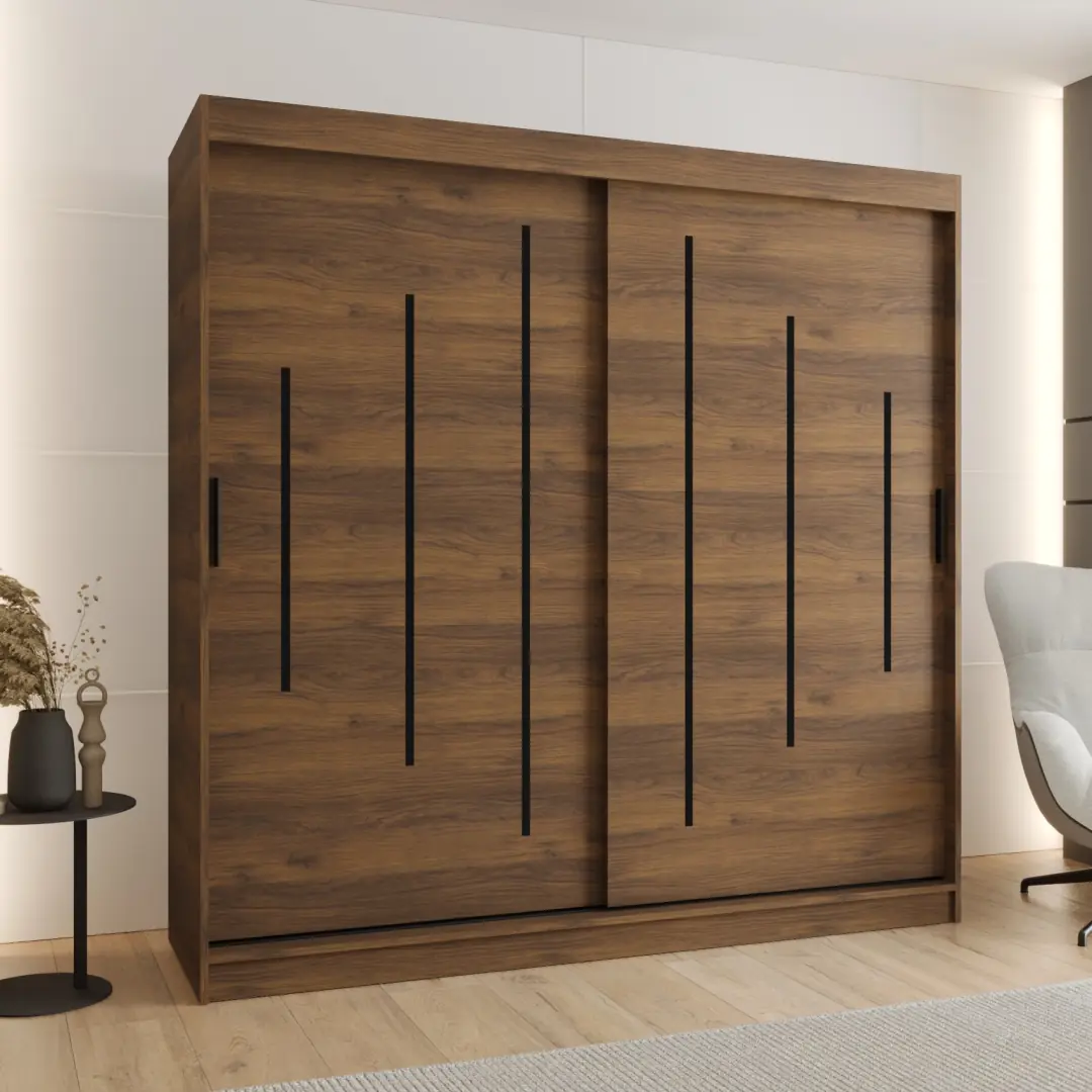 Rubino Y Sliding Door Wardrobe 200cm