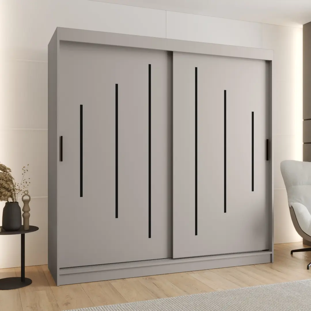 Rubino Y Sliding Door Wardrobe 200cm - Image 5