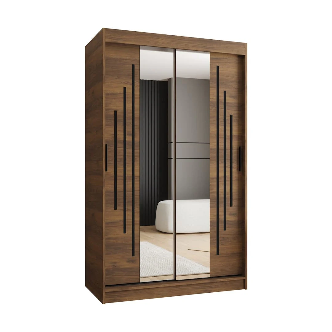 Rubino Y1 Sliding Door Wardrobe 120cm - Image 4
