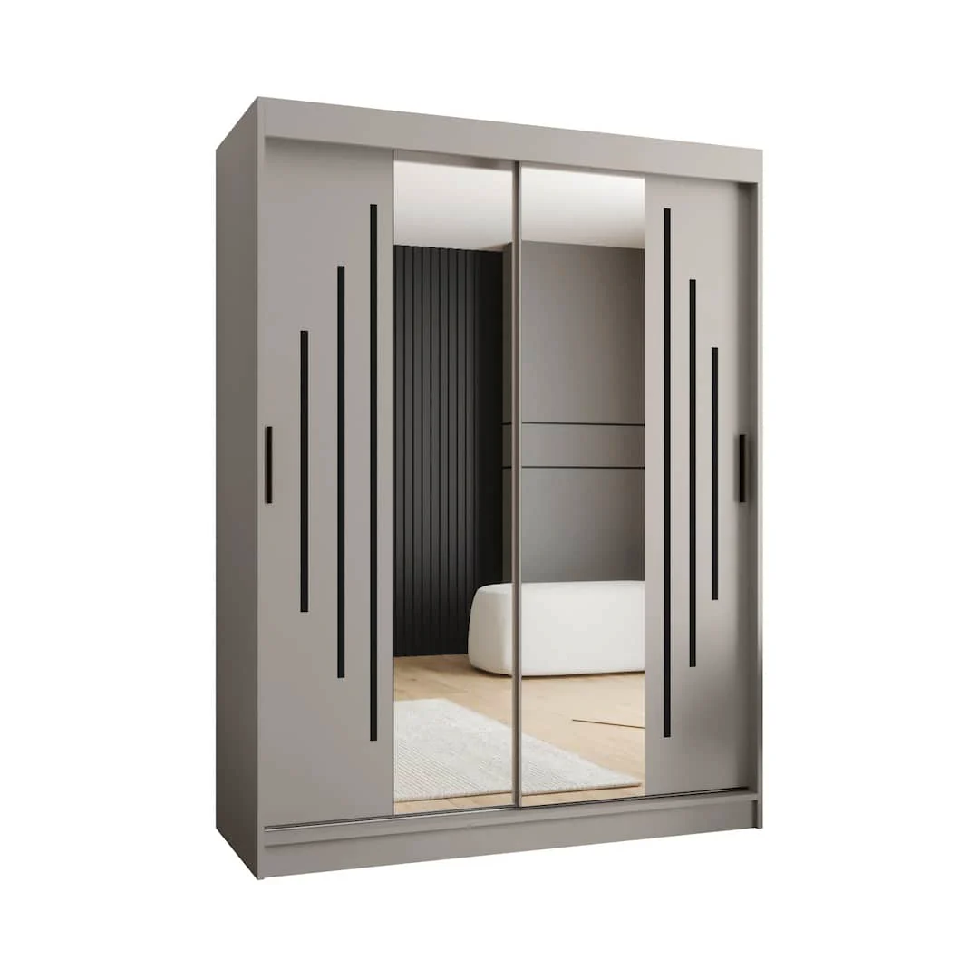 Rubino Y1 Sliding Door Wardrobe 150cm - Image 7