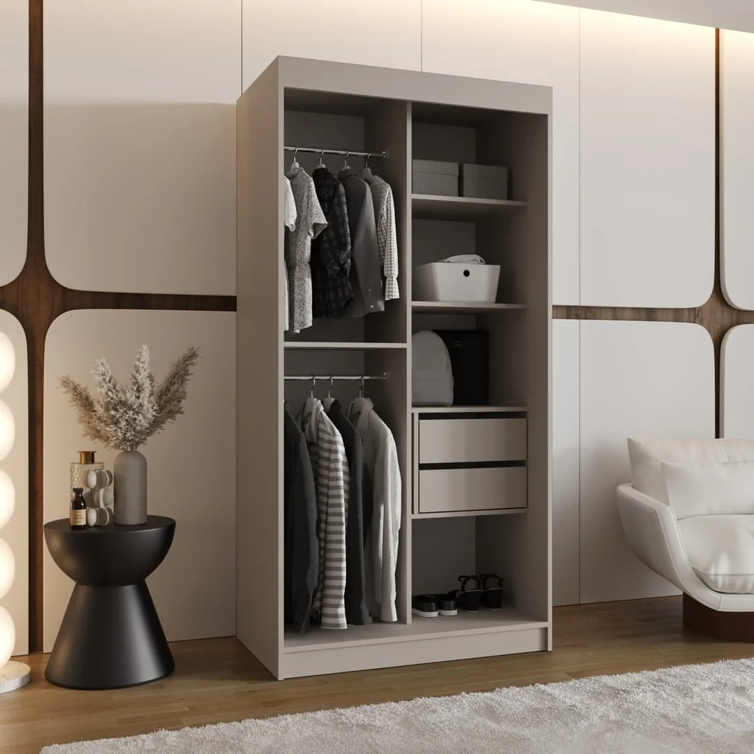 Spoti Sliding Door Wardrobe 100cm - Image 12