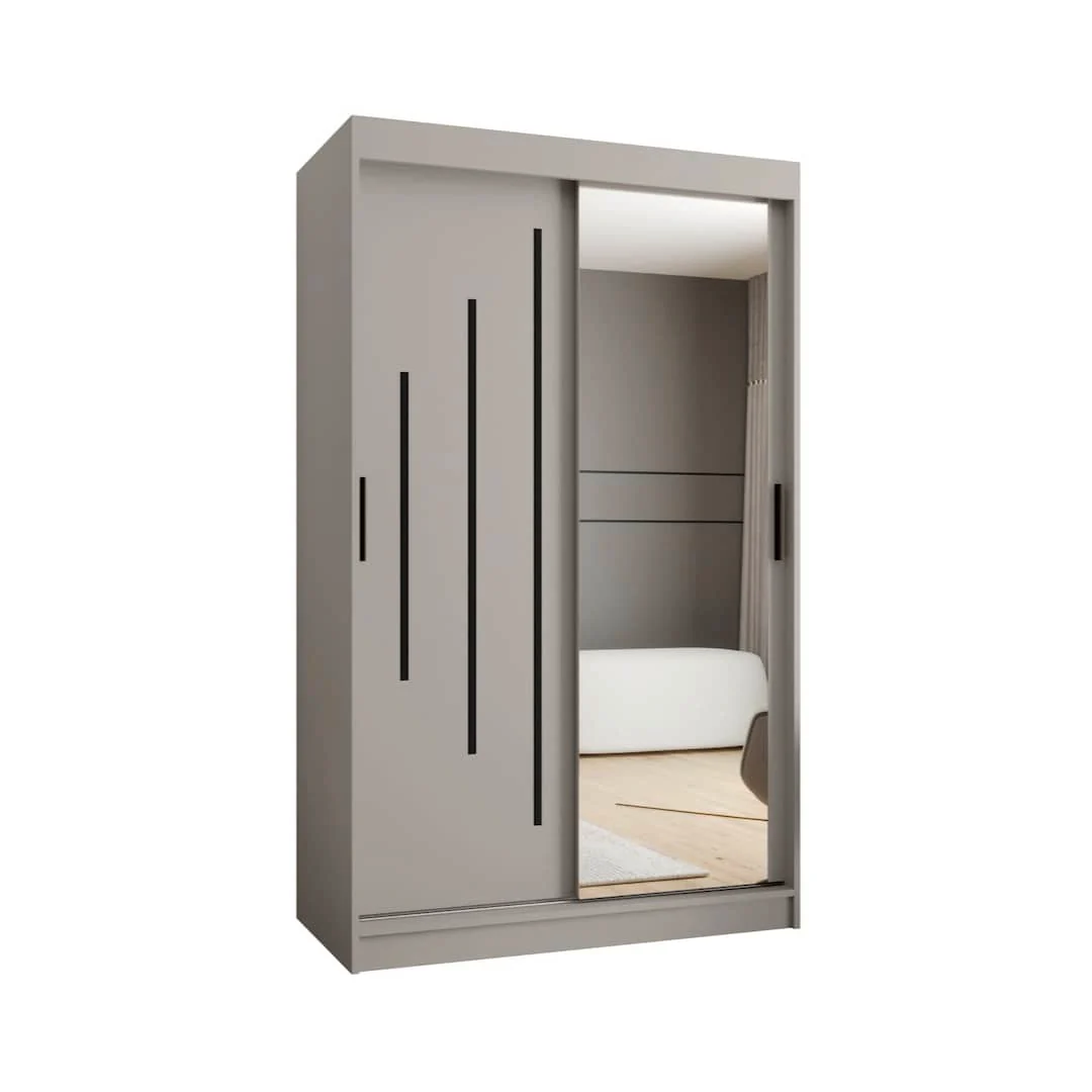 Rubino Y2 Sliding Door Wardrobe 120cm - Image 8