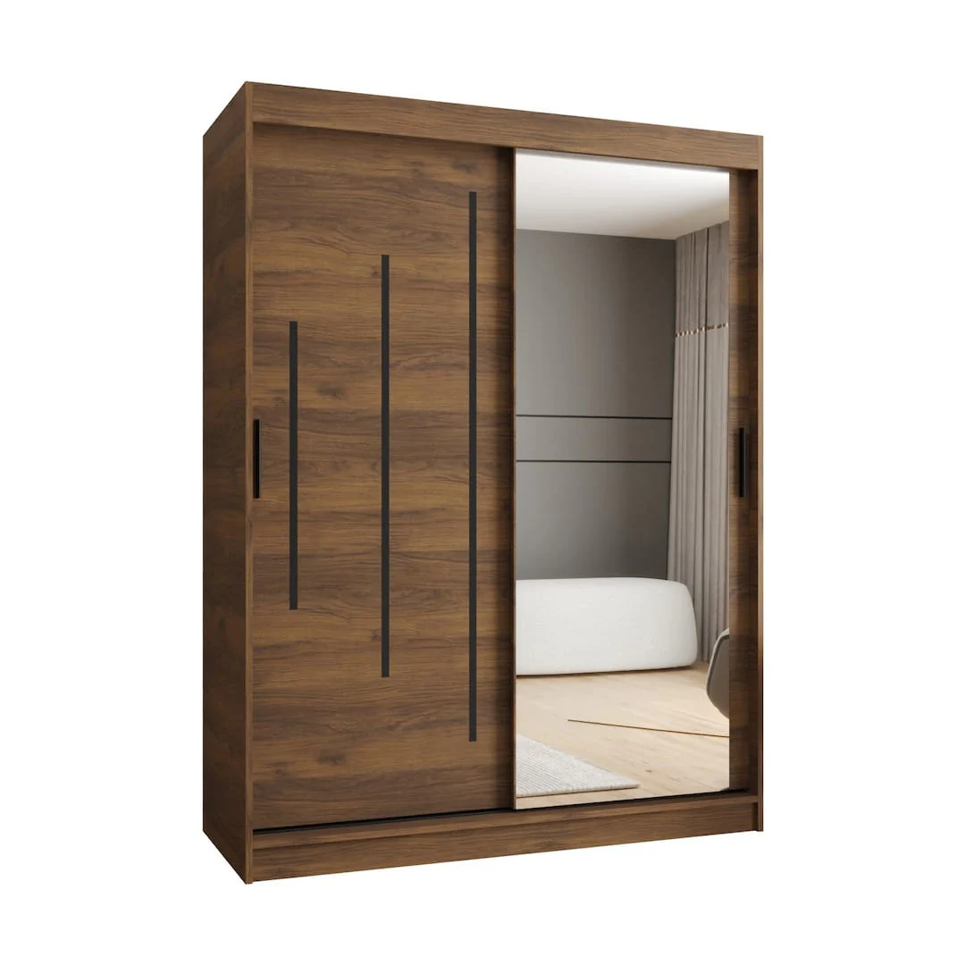Rubino Y2 Sliding Door Wardrobe 150cm - Image 4