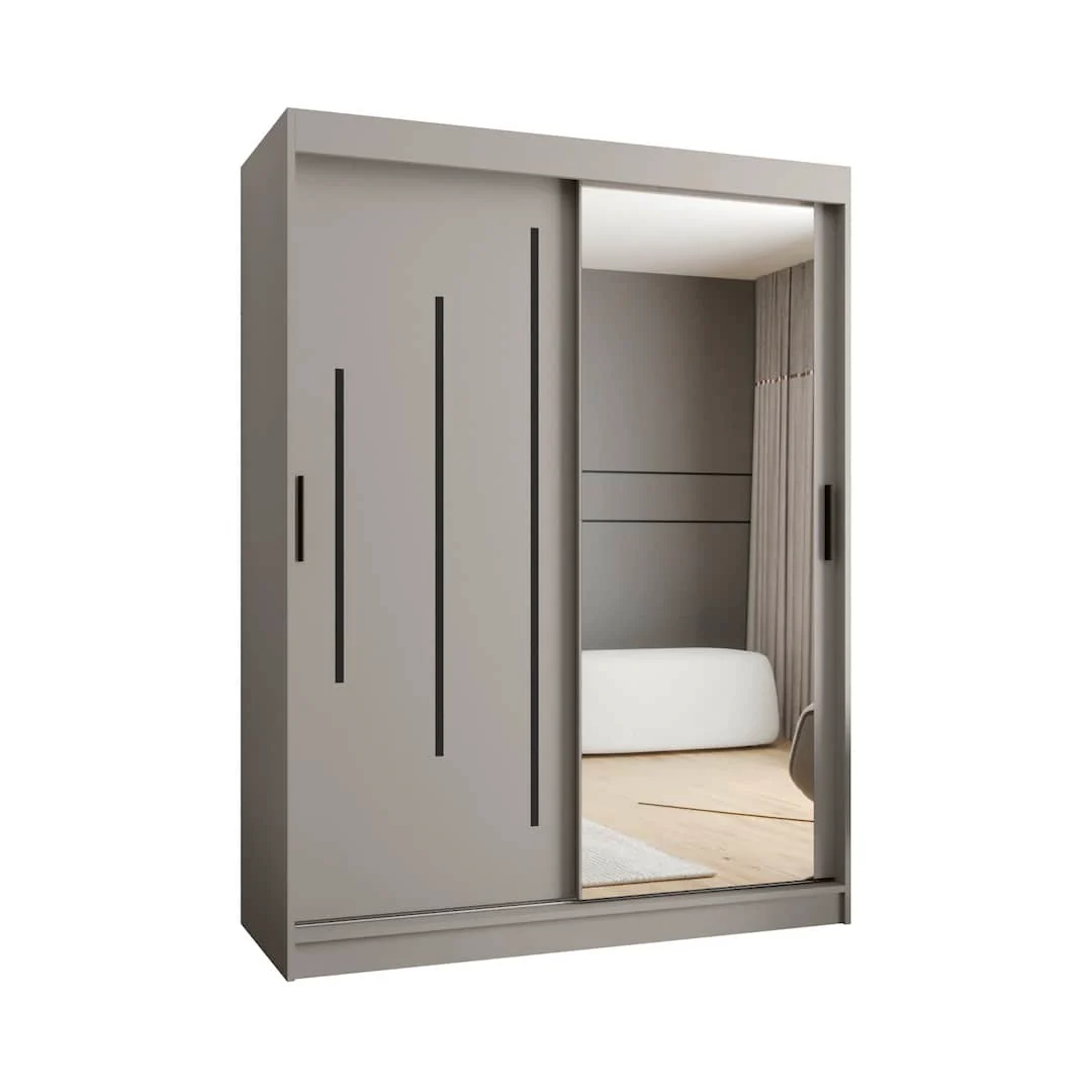Rubino Y2 Sliding Door Wardrobe 150cm - Image 8